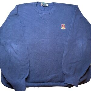 PGA Tour Player Edition Sweater XL 100% Peruvian Pima Cotton Country Club Crest